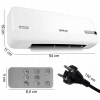 VZDUCHOVÁ OPONA ENERGETICKY ÚSPORNÝ OHRIEVAČ OSCILÁCIA WIFI PILOT 2000W