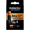 Duracell Optimum alkalická baterie 4 ks (AA) 42384