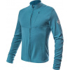 Pánská merino mikina SENSOR Merino Upper celozip mint blue Velikost: L, Barva: Modrá