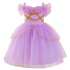 Rozprávkové šaty s výšivkou fialovej vel.116 - Princezná