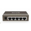 Tenda TEG1005D 5-portový gigabitový ethernetový prepínač, 10/100/1000Mbps, kov