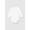 Bavlnené body pre bábätká Mayoral Newborn 2713 2713.1E.Newborn.9BYA biela 75