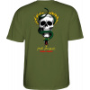 pánske tričko POWELL PERALTA MIKE MCGILL SKULL AND SNAKE TEE Military Green XXXL
