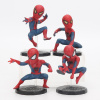 Figúrky Spiderman s podstavcom 4 ks