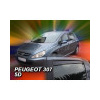 Deflektory PEUGEOT 307 5D (+zadné) Combi/Sedan (2001-2008)