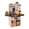 Detská kuchynka so 65 doplnkami Inlea4Fun MODERN KITCHEN - hnedá