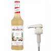 Barmanský sirup na nápoje MONIN Coconut Kokos 700 ml + Pumpička