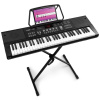 Max KB15 Keyboard set pre začiatočníkov so stojanom na keyboard - Ideálne pre začiatočníkov - Nabíjateľná batéria