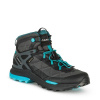 Dámska turistická obuv AKU Rocket Mid DFS GTX - black/turquoise NEPLATÍ