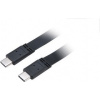 AKASA - USB 3.1 typ C na typ C kabel - 1 m slim AK-CBUB46-10BK