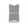 KERRA CLASSIC GREY sprchový box s batériou, 80x80x209cm