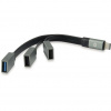 Conceptronic HUBBIES01G hub USB 3.2 Gen 2 (3.1 Gen 2) Type-C 5000 Mbit/s Šedá (HUBBIES01G)