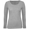 B&C Dámske tričko s dlhým rukávom TW071 Sport Grey (Heather) XXL