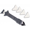 Silikónová stierka na špárovanie okien, 4-dielna, XL-TOOLS