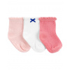 CARTER'S Ponožky Pink Mix dievča 3ks 3-12m