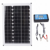 FOTOVOLTAICKÝ PANEL 100W 12V + REGULÁTOR 10A