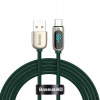 Baseus USB na typ C, 66 W, 2m, zelený