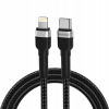 Kábel Wozinsky USB - Apple Lightning 2 m čierny