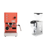 Profitec GO, red + Rocket Espresso FAUSTINO 3.1, white