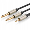 Ugreen AV126 kábel 2x jack (6,3 mm) - minijack (3,5 mm) 1 m
