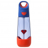 b.box Fľaša na pitie so slamkou 600 ml - Superman | b.box