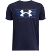Under Armour Armour Ua B Tech Wm Logo Ss Gym Top Boys Blue 9-10 rokov