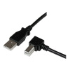 STARTECH 3m USB 2.0 A to Right Angle B Cable M/M, STARTECH 3m USB 2.0 A to Right Angle B Cable M/M USBAB3MR