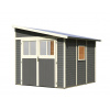 drevený domček KARIBU BOMLITZ 3 (8885) terragrau LG3138