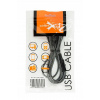 Kábel Extremestyle USB - USB typ C / microUSB / Lightning 1,2 m čierny