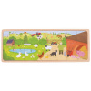 Bigjigs Toys Drevené puzzle Farma, 24 ks