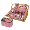 Cilio Premium CI-156805 prútený piknikový kôš (Cilio Picnic Basket pre 4 osoby, 46 x 31 x 41 cm)