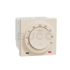 Schneider Electric Unica Termostat podlahový, otočný, 2 moduly, Béžový