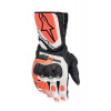 ALPINESTARS rukavice SP-8, ALPINESTARS (bílé/červené fluo/černé, vel. XL)