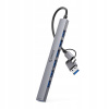 Hub USB-A/USB-C Orico YSA2-U3 dokovacia stanica 1x USB-A 3.0 + 6x USB-A 2.0 -