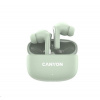 Canyon TWS-9, OnGo 9, True Wireless Stereo BT 4.4 slúchadlá do uší, 6 + 24h výdrž, nabíjacia stanica v kazete, zelené CNS-TWS9G