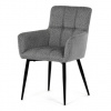 Jedálenská stolička Autronic 60x86 cm sivá látka DCH-P3146 SIL2 Jedálenská stolička Autronic 60x86 cm sivá látka DCH-P3146 SIL2