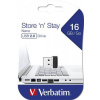 USB kľúč, 16GB, USB 2.0, 10/3MB/sec, VERBATIM 