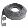 Záhradný obrubník plast 1 cm x 5 cm sivý