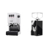 Gaggia New Classic EVO, white + Eureka Mignon Classico, CR black