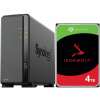 NAS server Synology DiskStation DS124 s 4TB diskom Seagate IronWolf