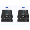 PREMIUMCORD HDMI extender na 120m přes LAN, 4K@60Hz, přes IP, černá