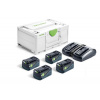 Festool Energetická súprava SYS 18V 4x5,0/TCL 6 DUO 577709