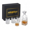 Sada na whisky karafa a 4 poháre relaxdays