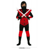 Detský kostým NINJA červený - vel. 10 -12 rokov - GUIRCA