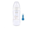 NUK Dojčenská fľaša FC+Temperature Control 300 ml BOX-Flow Control cumlík white biela