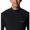 Columbia Midweight Stretch Pánske Termo Tričko Pol Zips Základná Vrstva Farba: Čierna, Veľkosť: M 1638571011