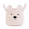 Childhome Koš na hračky Teddy Off White 25x20x20 cm