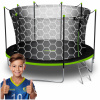 Záhradná trampolína 13 stôp/404 cm s vnútornou sieťou a rebríkom Neo-Sport (Záhradná trampolína s vnútornou sieťou 404cm 13ft model 2024 Neosport)