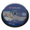 Verbatim VERBATIM BD-R SL DataLife 25GB, 6x, printable, spindle 10 ks