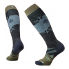 Dámske lyžiarske nohavice SmartWool W Ski FC Snowpocalypse Pattern OTC charcoal 34-37